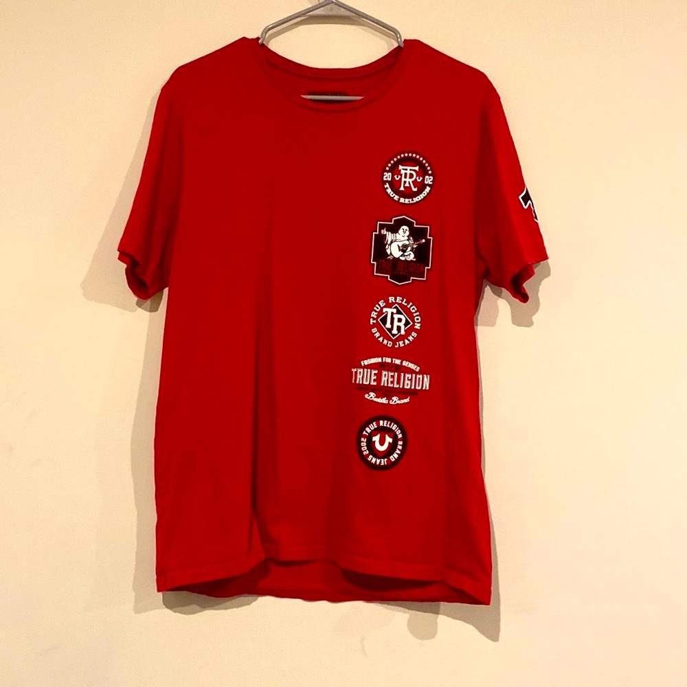 True Religion red shirt.
